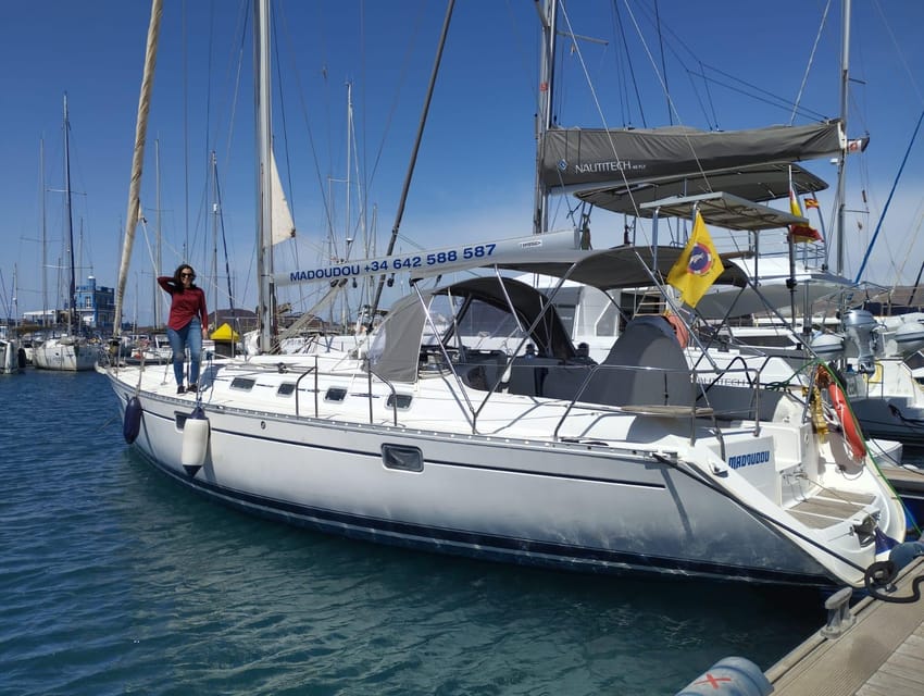3h Whale Watching Share Tour Beneteau Oceanis 440 - Onboard comfort that makes the difference on an Atlantic day