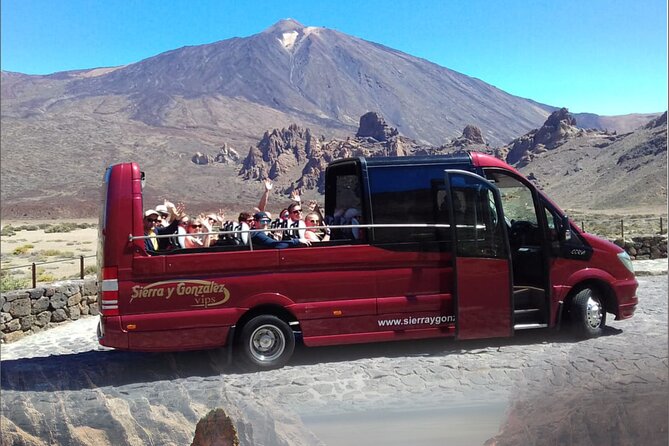 Cabrio Bus Full Day Guided Tour of Teide (SOUTH ONLY) - Teleférico del Teide: optional cable car time, plus real-world timing