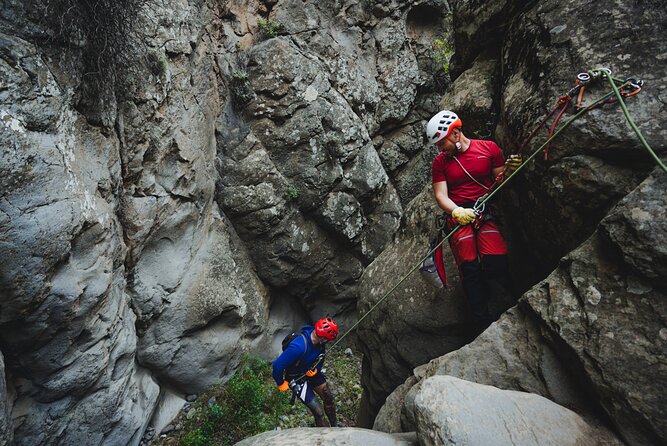 Canyoning in Tenerife South - Gear and pack list: what you bring versus what you get