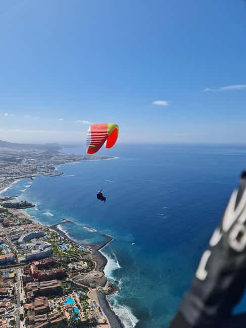 Costa Adaje: Paragliding from 1100m - Incredible landscape! - The Flight Itself: From 1100m to La Caleta by Way of Costa Adeje