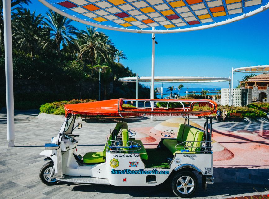 Costa Adeje: Double Tuk Tuk Tour - The short pass-by stops that add up (Torviscas, Ermita, and beach stretches)