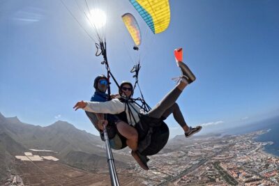 Costa Adeje paragliding, the best tandem flight in Tenerife - Pickup and getting to the start (without turning it into a mission)
