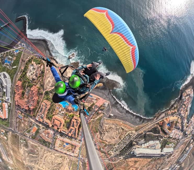 Costa Adeje, Paragliding with pick up service and 5 free photos! - Taucho’s 800m launch: how the flight unfolds over the south coast