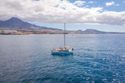 Costa Adeje: Private Catamaran Tour 22 Persons Max - The route: where you start and how the 3 hours flow