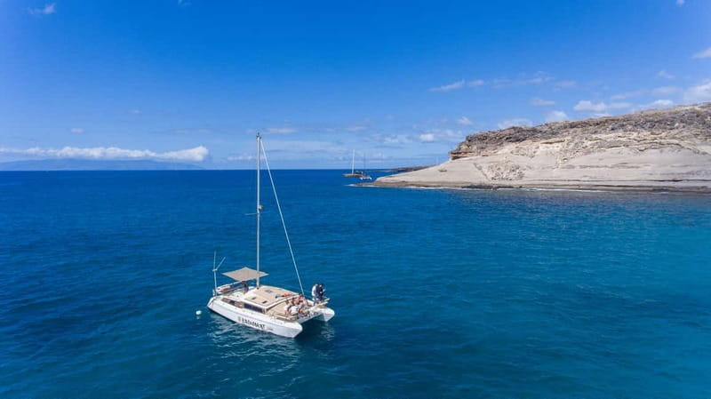 Costa Adeje: Private Catamaran Tour 22 Persons Max - Snorkeling on the seabed: included gear and real marine viewing