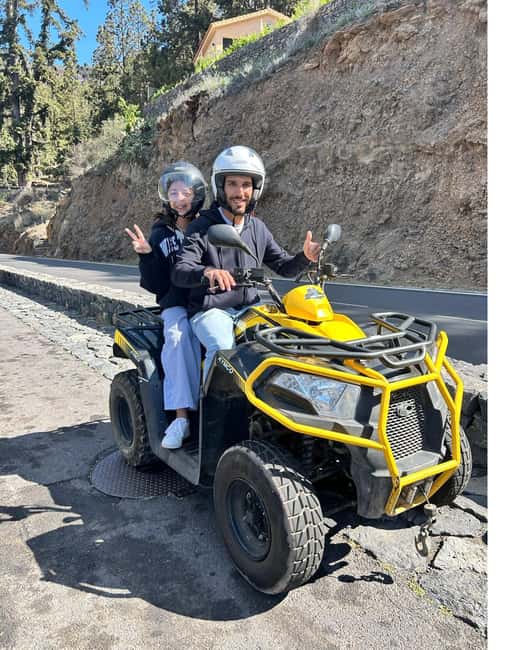guided quad tour of Tenerife's Teide volcano - Valle San Lorenzo start: the part that sets the tone