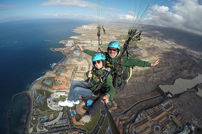 High Performance Paragliding Tandem Flight in Tenerife South - Up in the Air: Views Over Barranco del Infierno and Roque del Conde