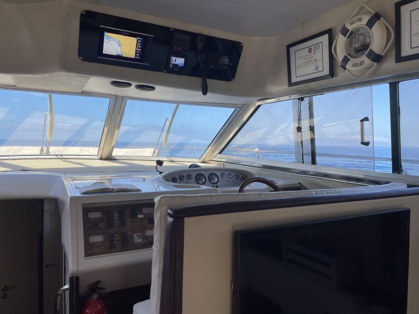 Las Galletas: Private Luxury Yacht Cruise with Lunch - Cruising the South Coast and Los Cristianos Cliffs (Plus Cave Time)