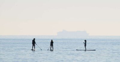 Los Cristianos: Stand Up Paddle Board Lesson - What Happens Before You Paddle: Dry Balance Drills