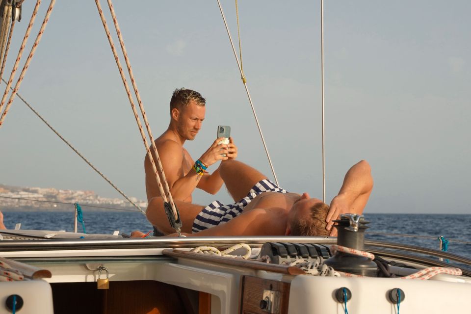 Los Gigantes: Private Sailing Tour with Swim, Drink, & Tapas - Cruising the red-cliff coast: bays, coves, and marine-life chances