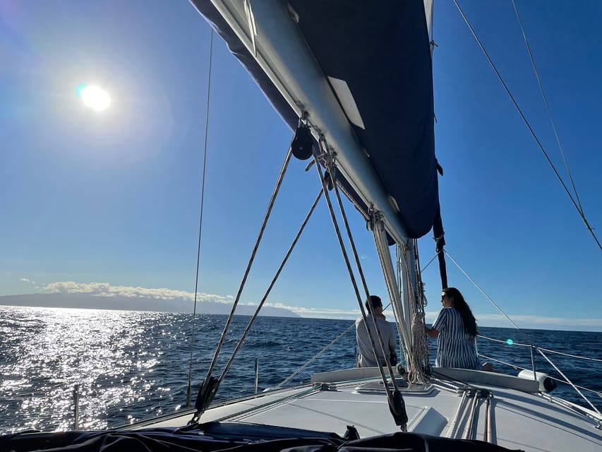 Los Gigantes: Private Sailing Tour with Swim, Drink, & Tapas - Deck time with drinks and tapas: the social half of the day