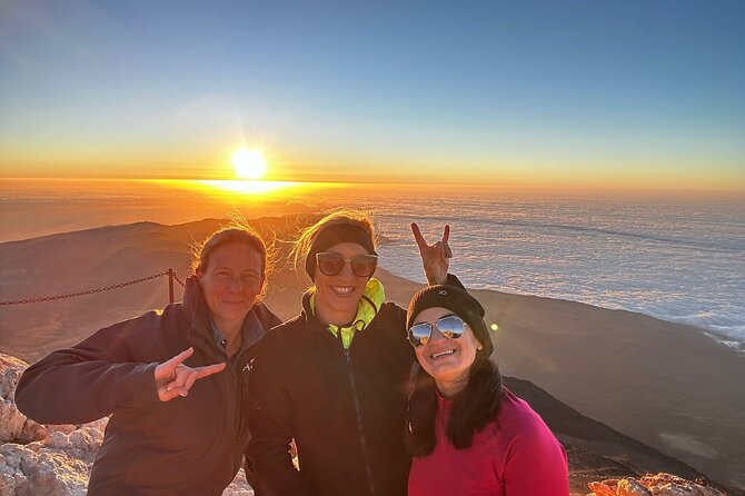 Night Hike to Summit of Teide for Sunrise and the Volcano Shadow - Sunrise payoff: the Atlantic glow and Teide’s triangular shadow