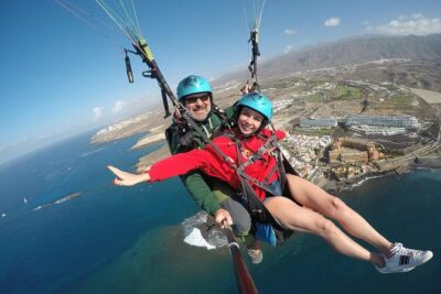 Paragliding Tandem Flight over Costa Adeje with FREE pick up!!! - Tandem paragliding for beginners: what safety and stability really mean