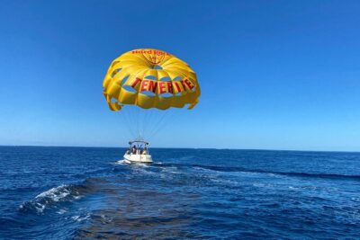 Parasailing flights on the coast of Adeje in Tenerife - What you’ll actually see: Costa Adeje and Tenerife’s south coast