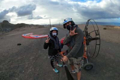 Paratrike Flight in Costa de Adeje with the World Champion - The 25-Minute Route: Playa de las Americas to Golf Costa Adeje