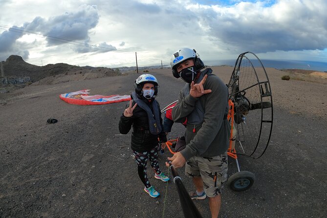 Paratrike Flight in Costa de Adeje with the World Champion - The 25-Minute Route: Playa de las Americas to Golf Costa Adeje