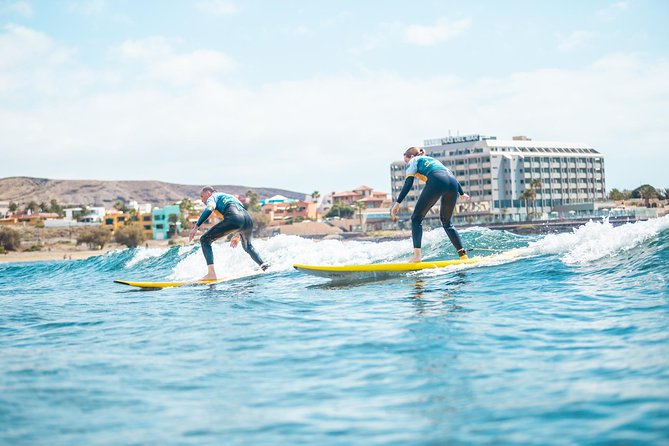 Private couple Surf Lesson - Where You Start: Fañabé Beach and the Transfer Van