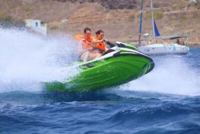 Puerto Colón: Kawasaki Jet Ski Tour Along Tenerife's Coast - Meeting Up: The Two Starting Options and What That Means