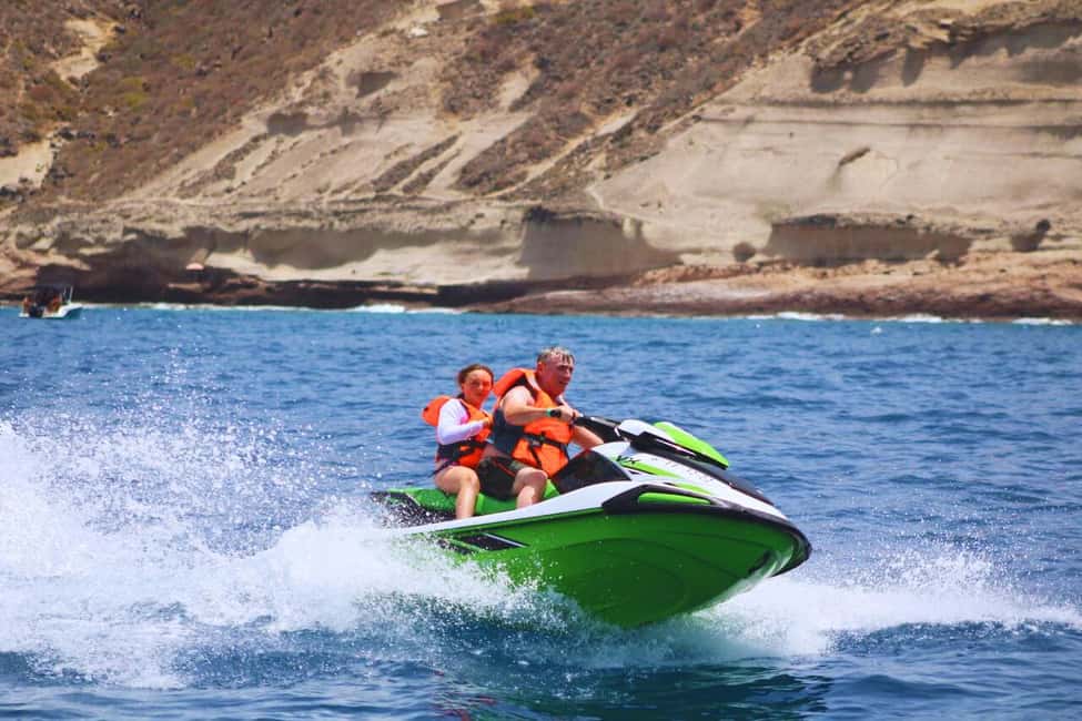 Puerto Colón: Kawasaki Jet Ski Tour Along Tenerife's Coast - The Secret Stop: Photos and a Quick Swim