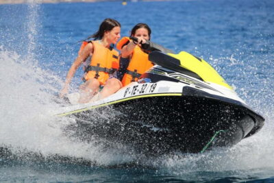Puerto Colón: Tenerife Coast Jet Ski Tour with Photos - Meeting at Dock 9 and Finding Jet Ski Island