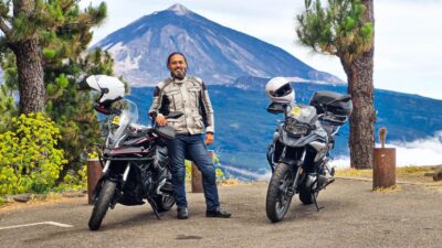 Puerto de la Cruz Motorbike tour through Teide National Park - North Tenerife roads to the park: where the ride becomes the sightseeing
