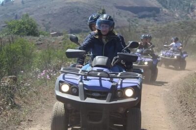 Quad safari Teide National Park - Driving the quad: instructions first, confidence fast