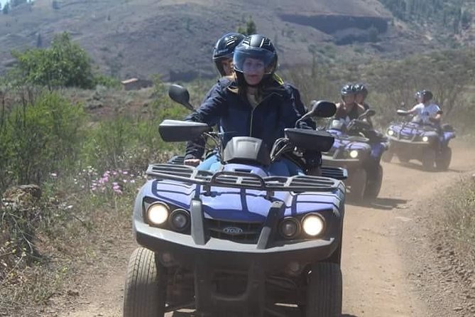 Quad safari Teide National Park - Driving the quad: instructions first, confidence fast