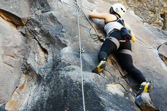 Rock climbing in natural space. - Key highlights at a glance