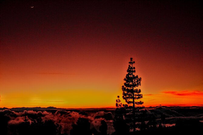 Self Drive Sunset & Stargazing in Teide National Park with Dinner - Montaña Sámara at sunset: sea of clouds views with a drink