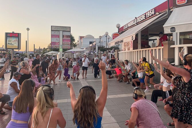 Silent Disco Walking Tours - A 7 pm silent disco walk by Costa Adeje beach
