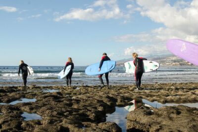 Small Group Surf Lesson in Playa de las Americas - Coaches and teaching style: Oli, Anne, Airam, Raph, Santiago