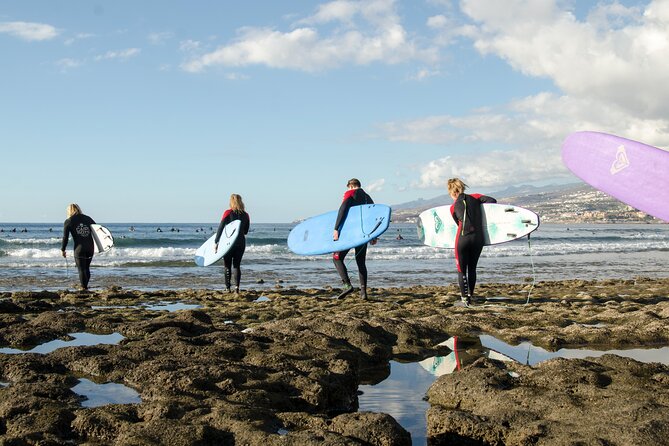Small Group Surf Lesson in Playa de las Americas - Coaches and teaching style: Oli, Anne, Airam, Raph, Santiago