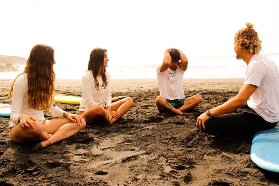 Surf class in Tenerife South - Small-group surf coaching (up to 6) with certified instructors