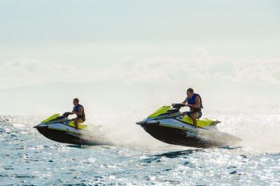 Tenerife Double Jet Ski Safari 1-Hour Guided Tour - The boat transfer to the instructor: when you see how they run the day
