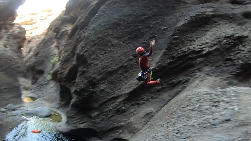 Tenerife: Guided Canyoning Experience - The Big Moments: 8m Jumps, 17m Rappels, and a 15m Slide