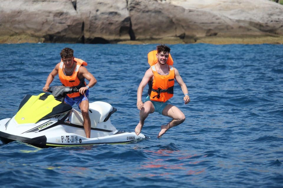 Tenerife: Jet Ski Guided Tour Discovery the Coastline - The swimming stop: when the tour turns from ride to break