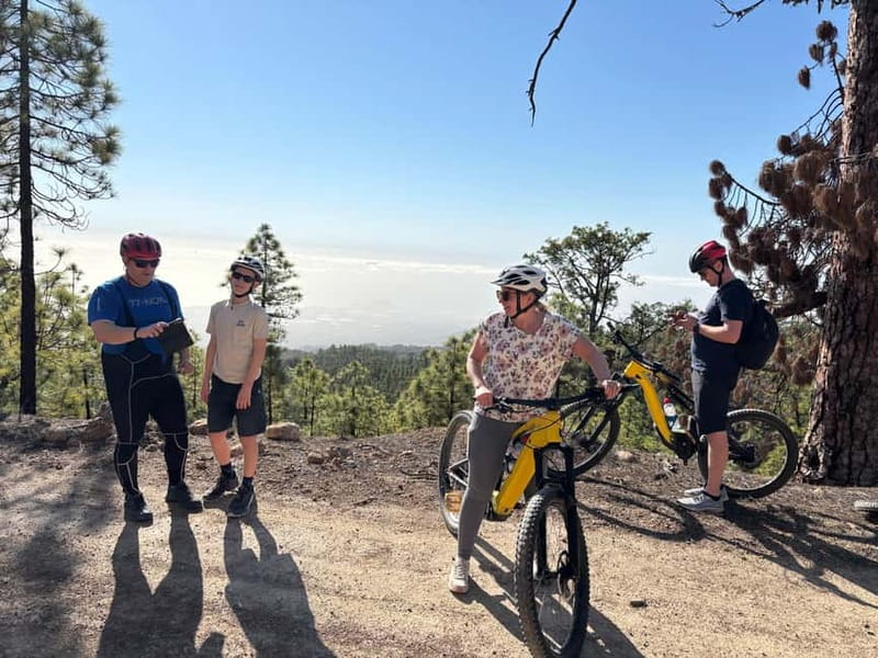 Tenerife: premium e-bike ride at Vilaflor- Lunar Landscape - Barranco Break Time: Canyon Views and a Real Pause