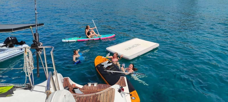 Tenerife: PRIVATE Catamaran cruise with Lunch and Drinks - Discovering Coves and Cliffs From the Water