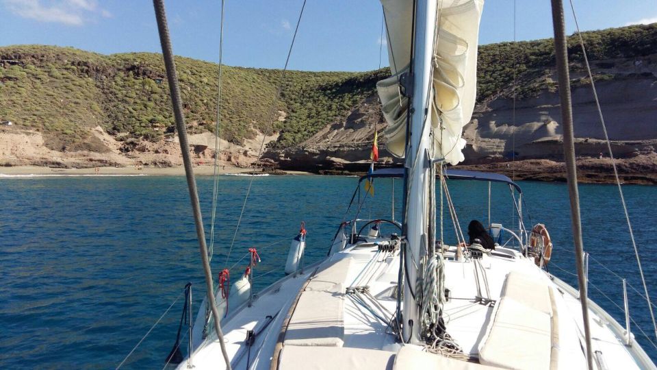 Tenerife: Private or Group 3 Hour Sailing Cruise with Drinks - What you’ll do during the cruise (step by step)