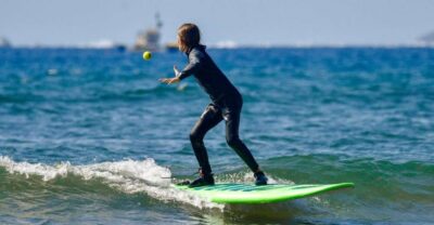 Tenerife: Surfing Lesson for Kids in Las Americas - Playa de Las Américas and those Teide views
