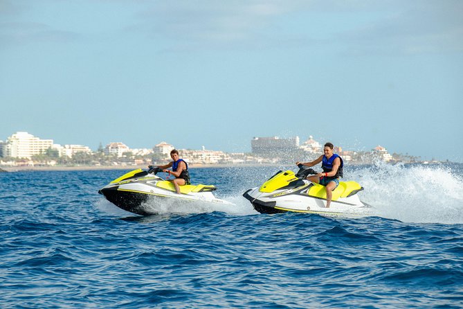 Tenerife Water Sports Package with 40 Min. Jet Ski and Parascending for 2 People - The Jet Ski Safari: Playa San Juan Most Days