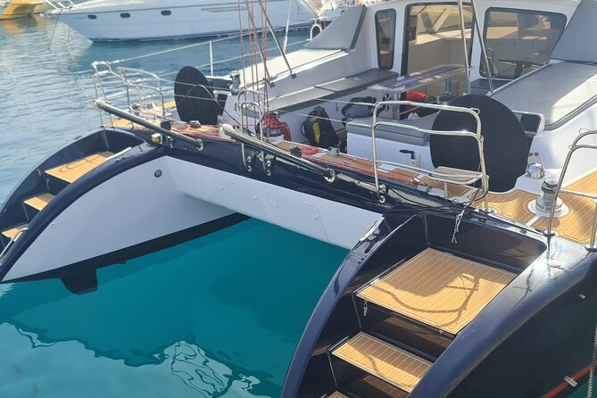 Tenerife Whale watching on private charter - Anchoring in a crystal-clear cove: the swim and snorkeling part